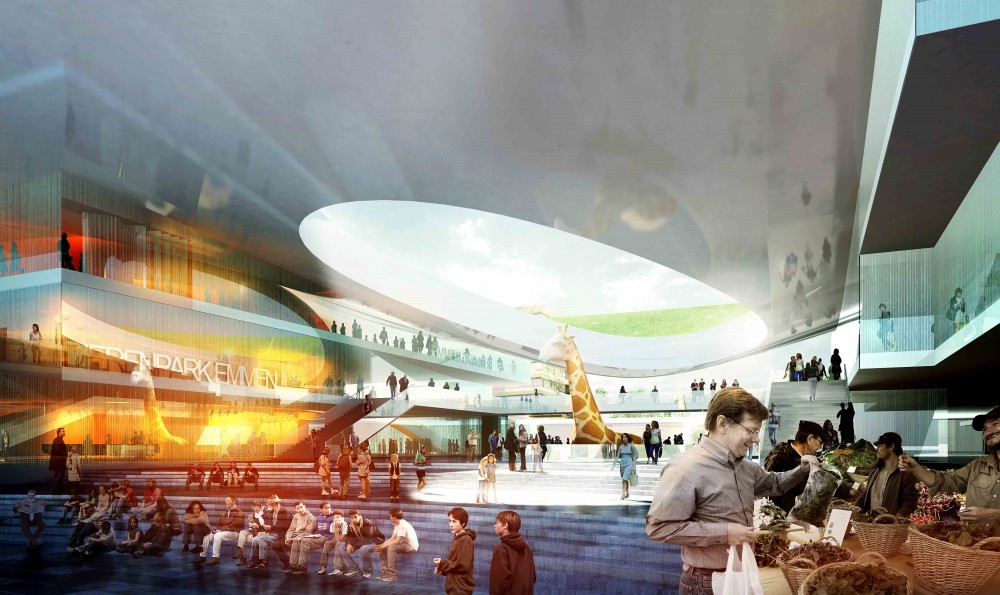 Emmen Theatre and Zoo Entrance / Henning Larsen Architects and Van den Berg Groep