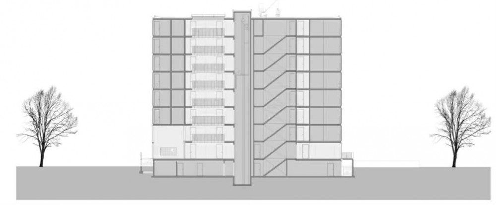 Atriumtower Hiphouse Zwolle / Atelier Kempe Thill