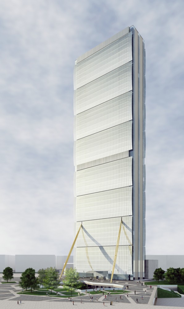Citylife Tower / Arata Isozaki and Andrea Maffei
