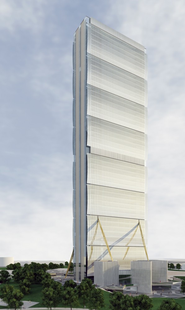 Citylife Tower / Arata Isozaki and Andrea Maffei