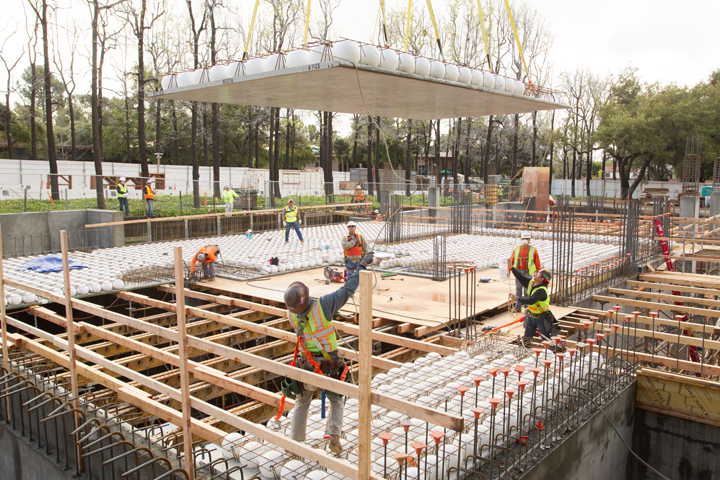 ‘BubbleDeck’ Technology at Harvey Mudd College / MATT Construction