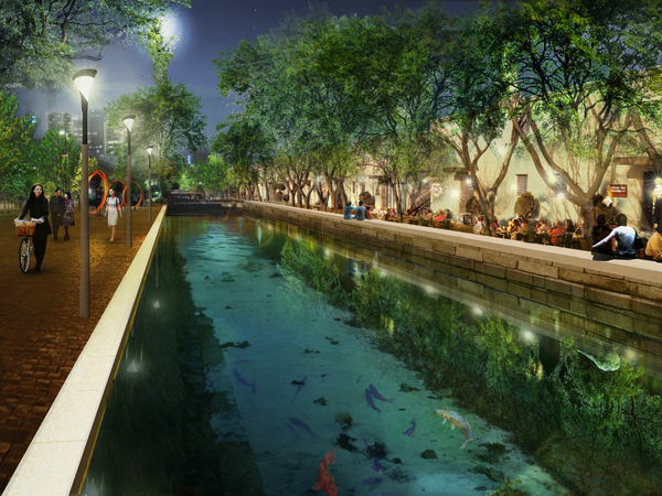 West 8 + IROJE wins Yongsan Park competition in Seoul