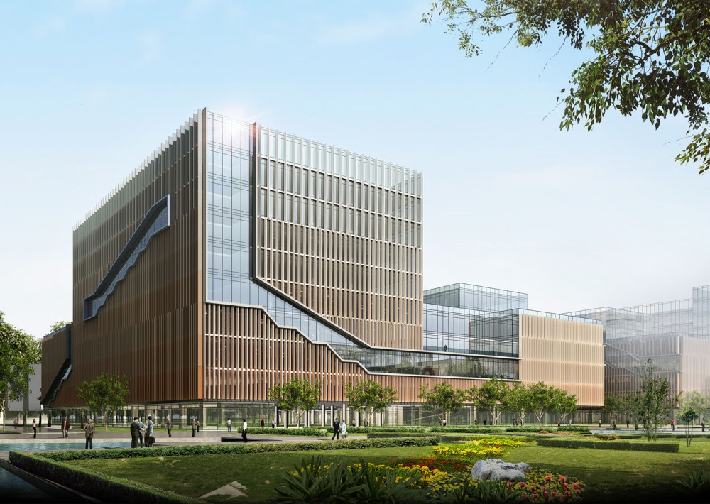 Plot B of China Mobile International Headquarters Campus / Leo A Daly