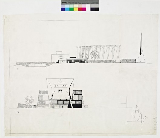 St. John’s Abbey and University Complex, Presentation Drawings, Sheet 11; Collegeville, MN; ca. 1954
