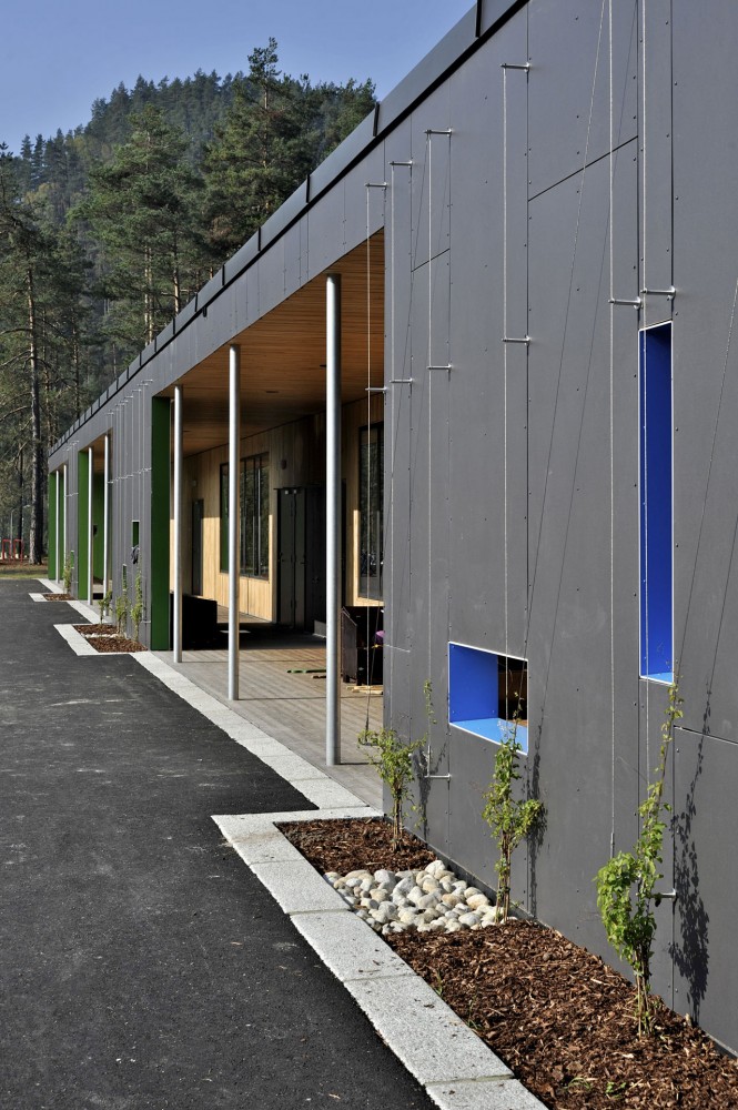 Tonstad School And Publich Bath / Filter Arkitekter