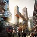 Cross # Towers / BIG (1) Cross # Towers / BIG (1) Courtesy of BIG