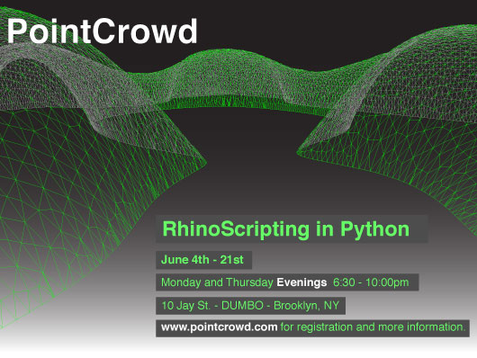 PointCrowd: RhinoScripting in Python
