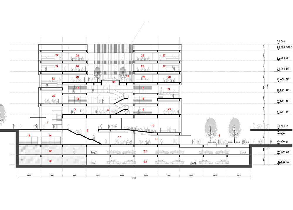 Tsinghua Law Library Building Proposal / Kokaistudios