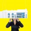 Marina with Study Model_OMA Marina with Study Model_OMA Study Model with Abramovic © OMA