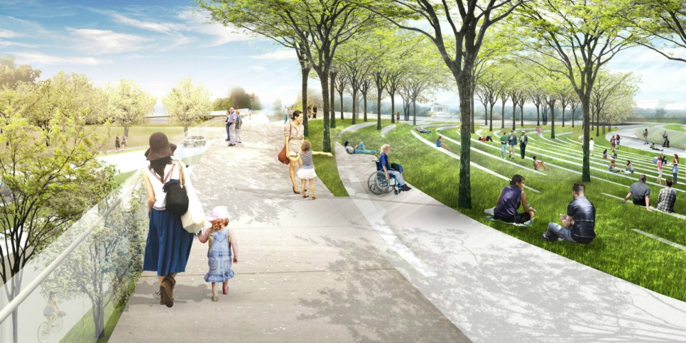 National Mall Winning Design Proposal for Sylvan Theater / Weiss/Manfredi + OLIN