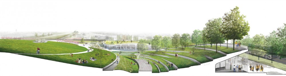 National Mall Winning Design Proposal for Sylvan Theater / Weiss/Manfredi + OLIN