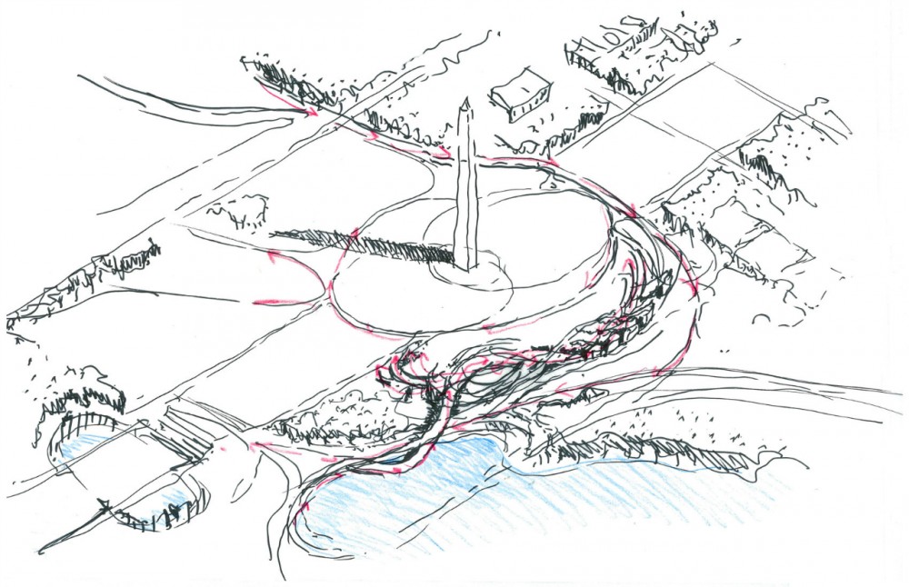 National Mall Winning Design Proposal for Sylvan Theater / Weiss/Manfredi + OLIN