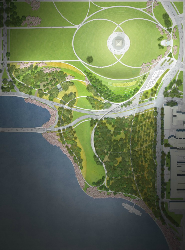 National Mall Winning Design Proposal for Sylvan Theater / Weiss/Manfredi + OLIN