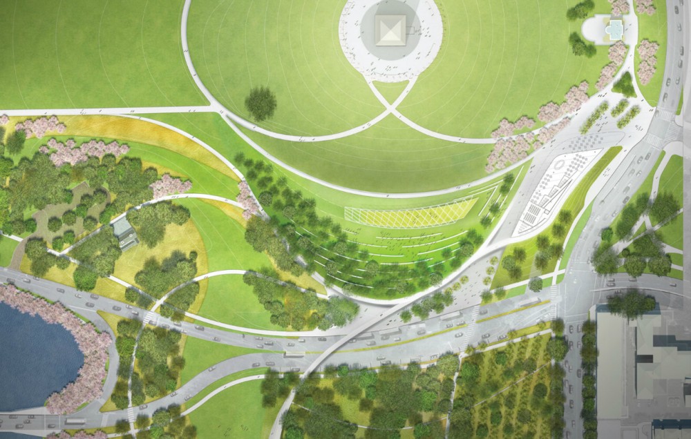 National Mall Winning Design Proposal for Sylvan Theater / Weiss/Manfredi + OLIN