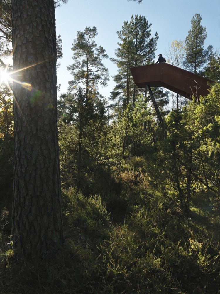 Forest Stair in Stokke / Saunders Architecture