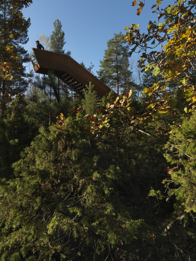 Forest Stair in Stokke / Saunders Architecture