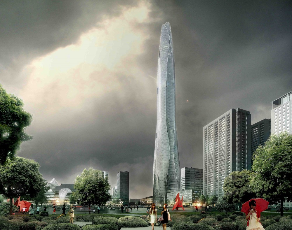 CTF Tianjin Tower Breaks Ground / SOM