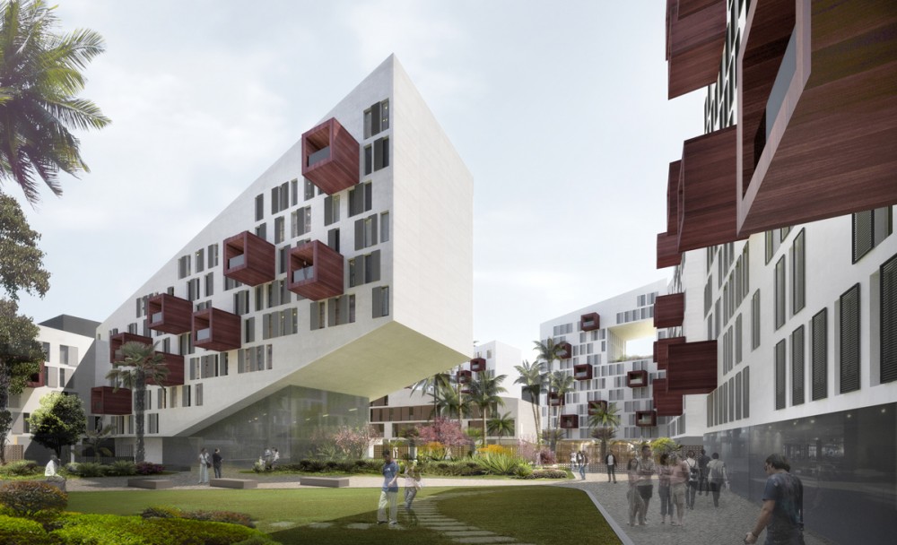Connecting Riads Residential Complex / AQSO Arquitectos