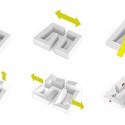 Connecting Riads Residential Complex (14) Connecting Riads Residential Complex (14) concept massing diagram