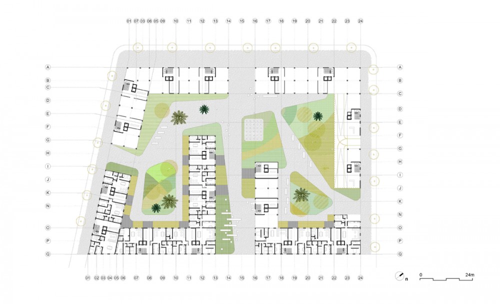 Connecting Riads Residential Complex / AQSO Arquitectos