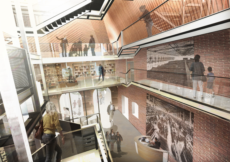 Ditherington Flax Mill Maltings in Shrewsbury wins Heritage Lottery Fund Support / FCB Studios