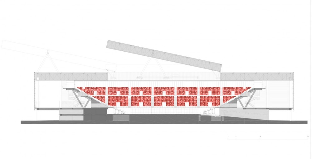 Olympic Tennis Centre / Dominique Perrault Architecture
