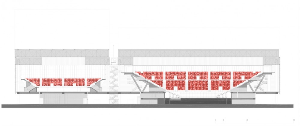 Olympic Tennis Centre / Dominique Perrault Architecture
