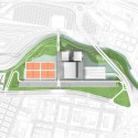 Olympic Tennis Centre / Dominique Perrault Architecture (71) site plan