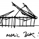 Olympic Tennis Centre / Dominique Perrault Architecture (74) sketch