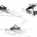 Olympic Tennis Centre / Dominique Perrault Architecture (77) sketch