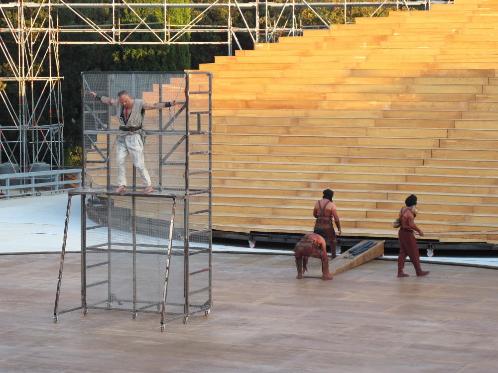 OMA designs stage set for ancient Greek theatre in Syracuse