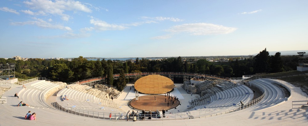 OMA designs stage set for ancient Greek theatre in Syracuse