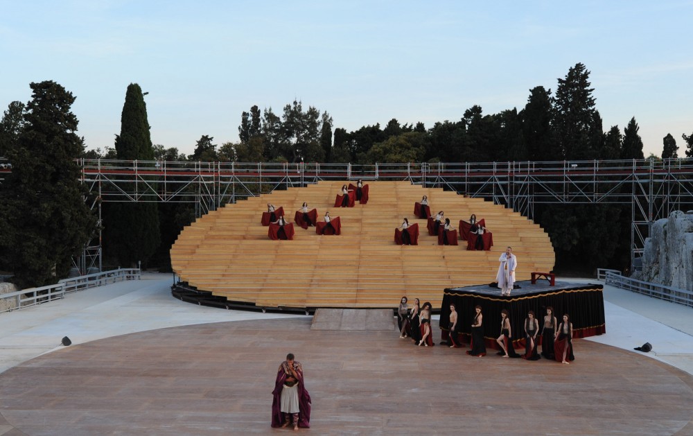 OMA designs stage set for ancient Greek theatre in Syracuse