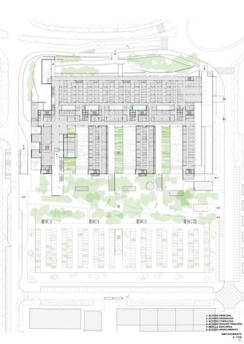 Hospital of Sant Joan Despi Doctor Moises Broggi / Brullet-De Luna Arquitectes + Pinearq