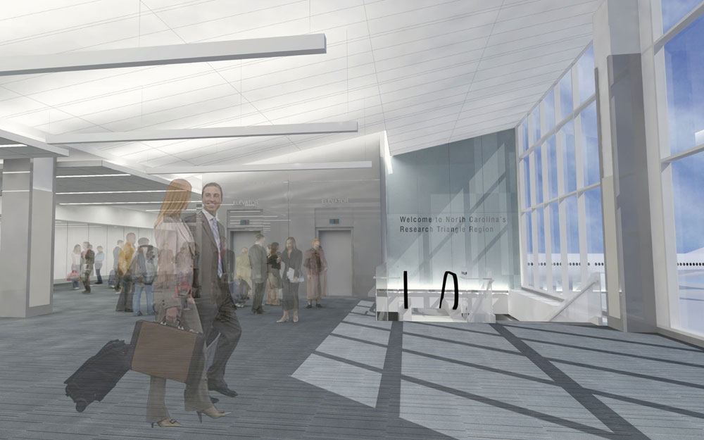 Raleigh-Durham International Airport (RDU) Terminal 1 Renovations / Pearce Brinkley Cease + Lee
