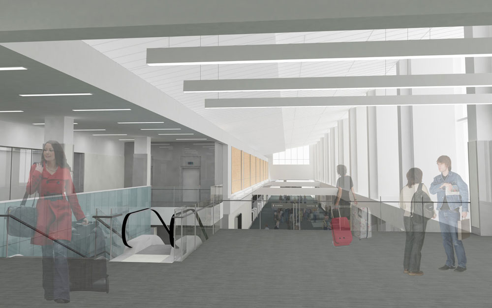 Raleigh-Durham International Airport (RDU) Terminal 1 Renovations / Pearce Brinkley Cease + Lee