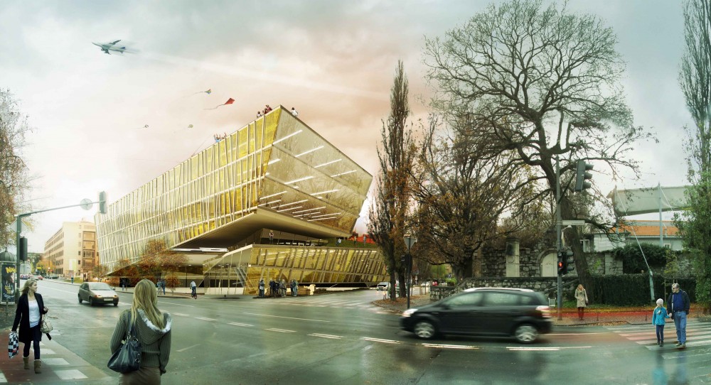 National and University Library NUK II Proposal / Kamvari Architects