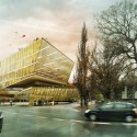 National and University Library NUK II Proposal (2) National and University Library NUK II Proposal (2) Courtesy of Kamvari Architects