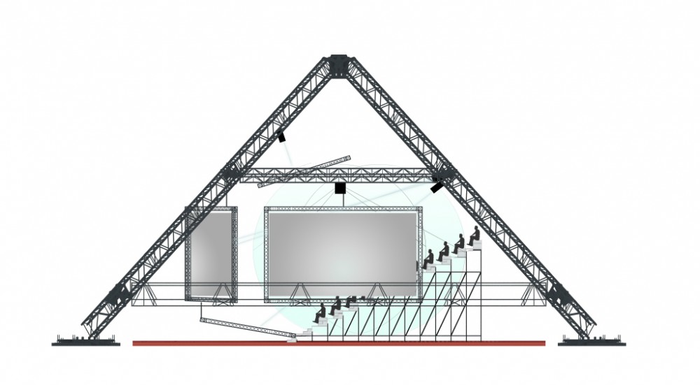Kanye West’s seven-screen pavilion / OMA