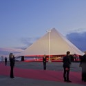 7S Pavilion Cannes Elevated Pyramid 1_ Philippe Ruault 7S Pavilion Cannes Elevated Pyramid 1_ Philippe Ruault Courtesy of OMA; Photography by Philippe Ruault