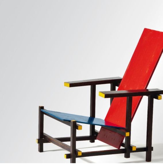 Red-Blue Chair, Gerrit Rietveld, 1918/1923 © VG Bild-Kunst, Bonn 2012, Photo: Andreas Sutterlin