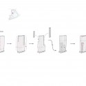 Urban Creek (23) form making process - creative tower diagram