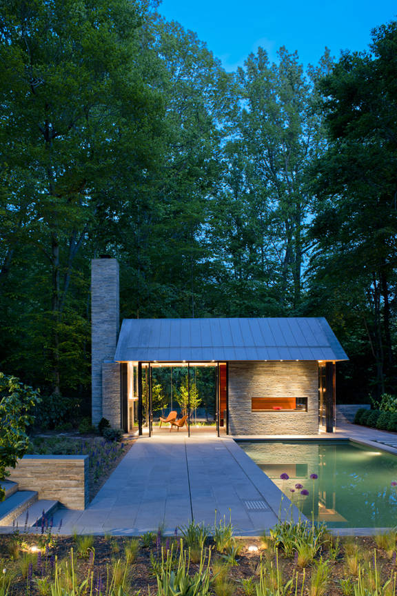 Nevis Pool and Garden Pavilion / Robert M. Gurney Architect