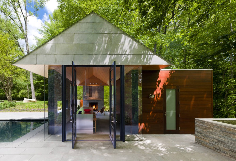 Nevis Pool and Garden Pavilion / Robert M. Gurney Architect