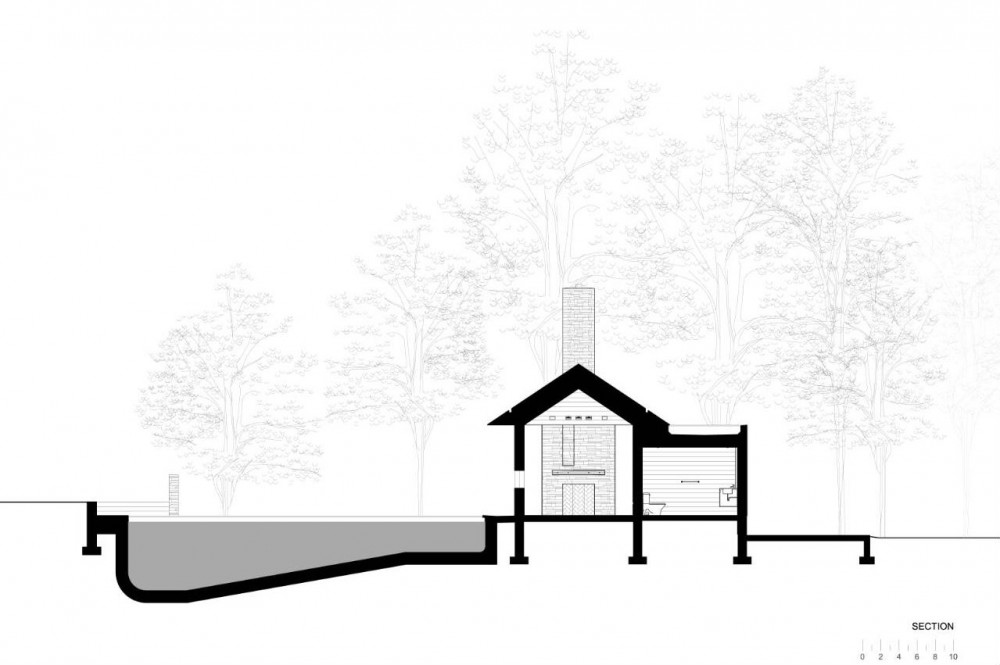 Nevis Pool and Garden Pavilion / Robert M. Gurney Architect