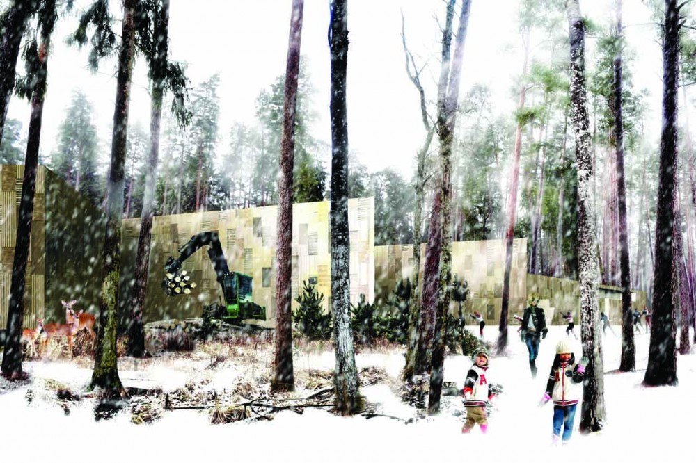 Tervete National Park Information Center / Sampling Architects