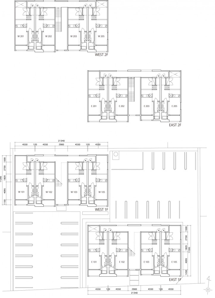 Ridge Apartment Complex in Gunma / SNARK + OUVI