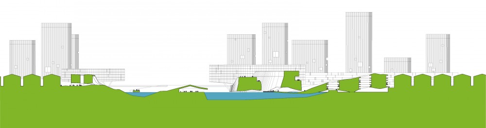 ‘Water Memory’ – Rethinking Shanghai Competition Proposal / Ayrat Khusnutdinov, Zhang Liheng, Alexey Bychkov