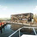 HWKN commissioned to rebuild Fire Island Pines Pavilion (1) HWKN commissioned to rebuild Fire Island Pines Pavilion (1) Arrival - Courtesy of HWKN