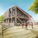 HWKN commissioned to rebuild Fire Island Pines Pavilion (4) HWKN commissioned to rebuild Fire Island Pines Pavilion (4) Boulevard - Courtesy of HWKN